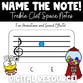 Name the Note - Digital Music Game Treble Clef Spaces PDF